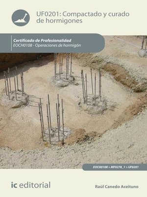 cover image of Compactado y curado de hormigones. EOCH0108